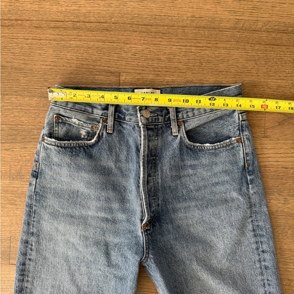 Agolde 90's Pinch Waist High Rise Distressed Jeans-Size 28 - Picture 16 of 16